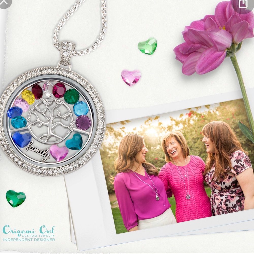Origami Owl Legacy Family Tree Window Frame Shelf - Picture 3 of 4